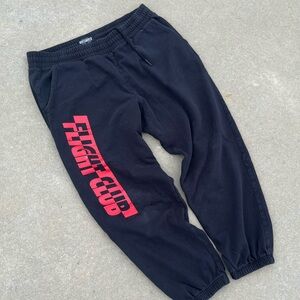 Nike Black and Red Joggers